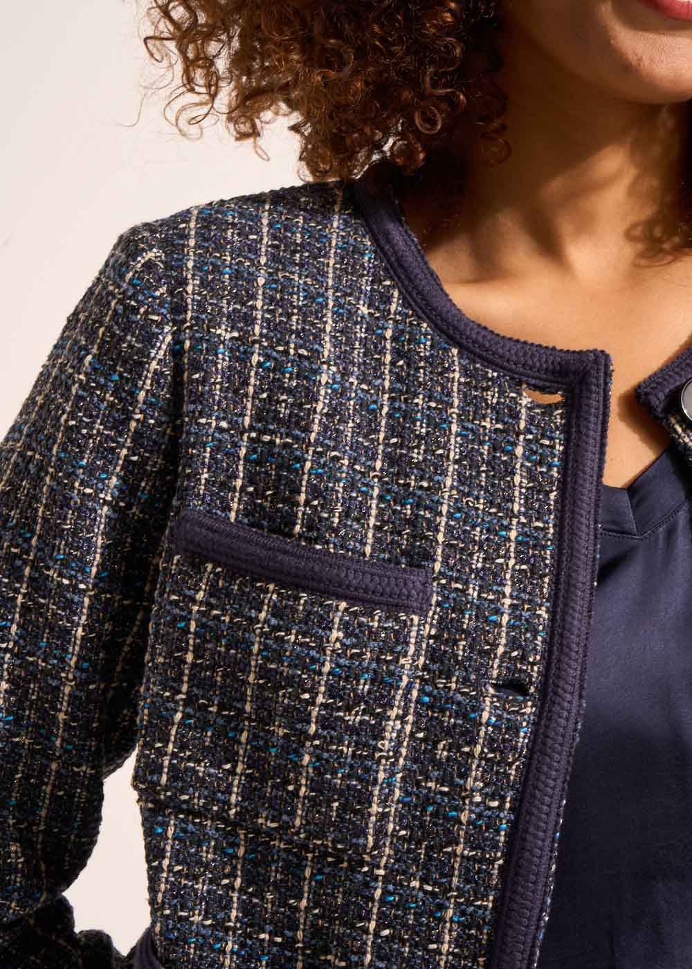 Short tweed jacket - Sud Express - 2 - Sud Express
