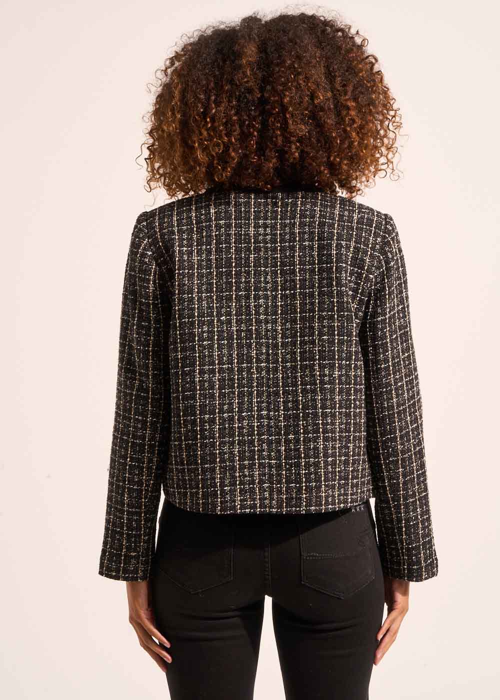 VITEZA Short tweed jacket - 3 - Sud Express - Sud Express