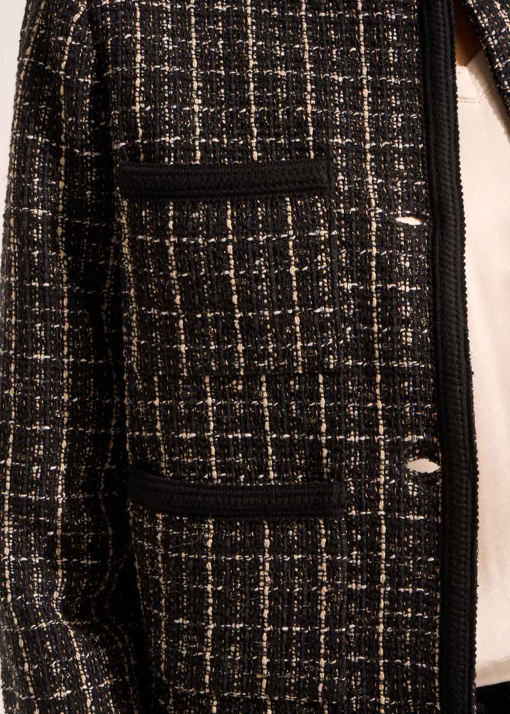 Short tweed jacket - Sud Express - 5 - Sud Express