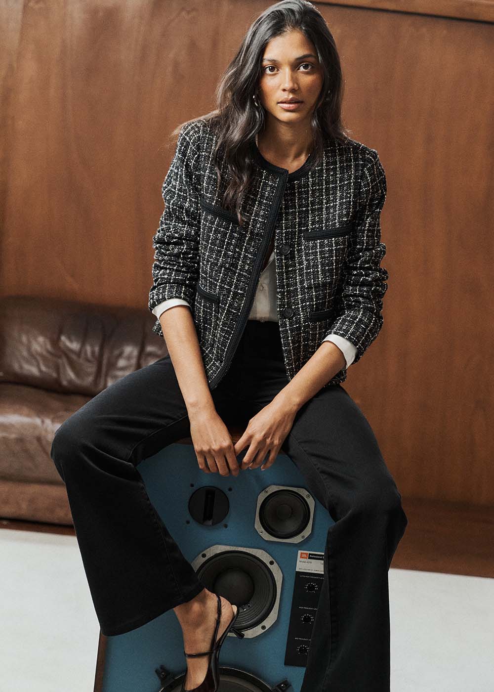 Short tweed jacket - Sud Express - 6 - Sud Express