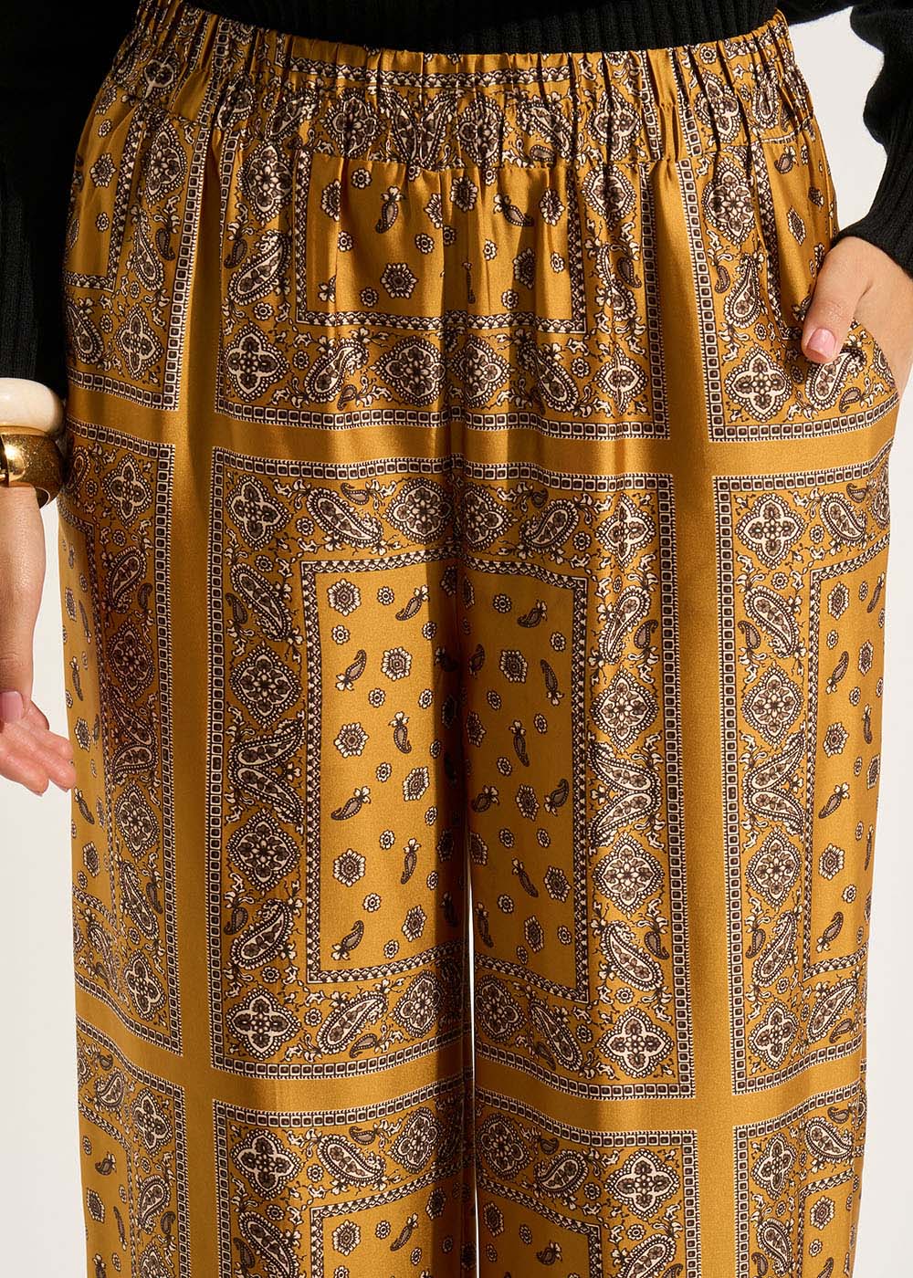 PAGALI Fluid printed trousers - 2 - Sud Express - Sud Express