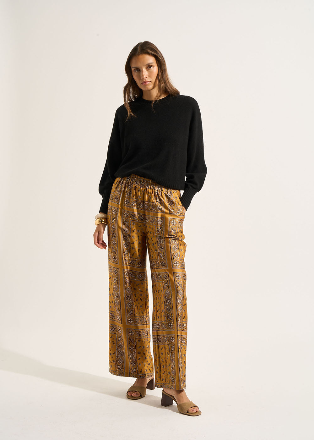 PAGALI Fluid printed trousers - 4 - Sud Express - Sud Express