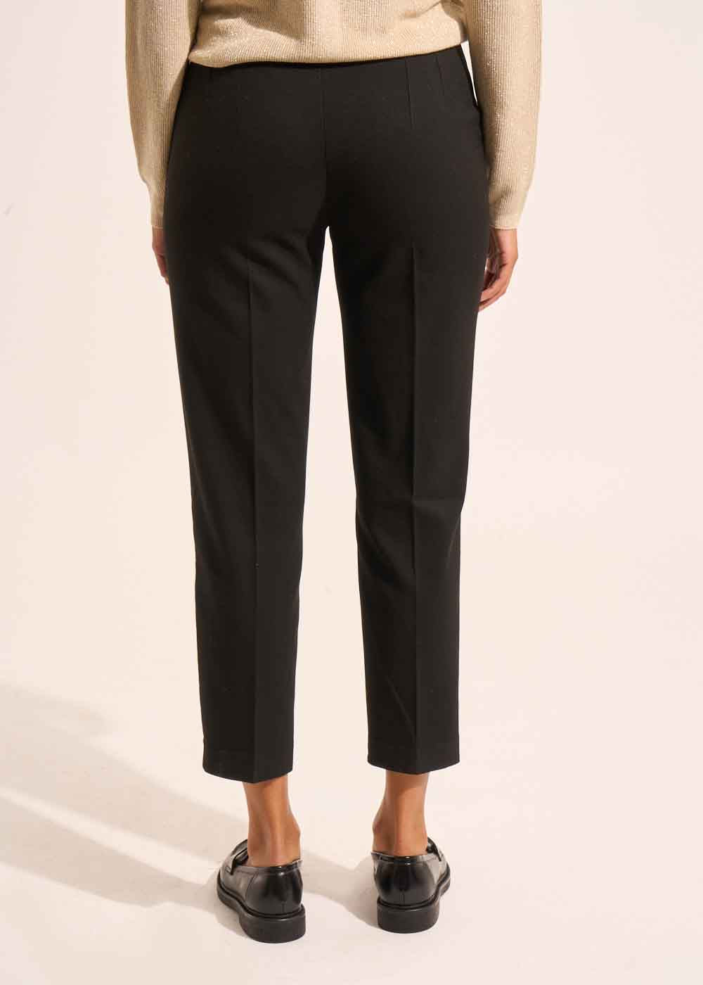 PALOZO Pleated trousers with tummy-flattening effect - 3 - Sud Express - Sud Express