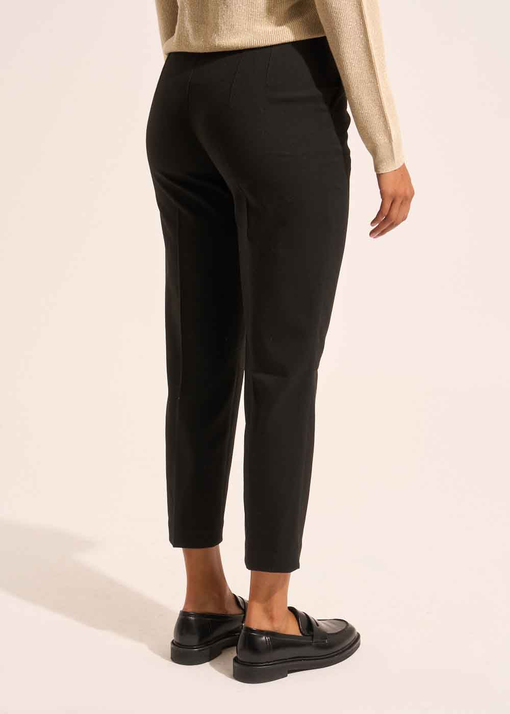 PALOZO Pleated trousers with tummy-flattening effect - 4 - Sud Express - Sud Express