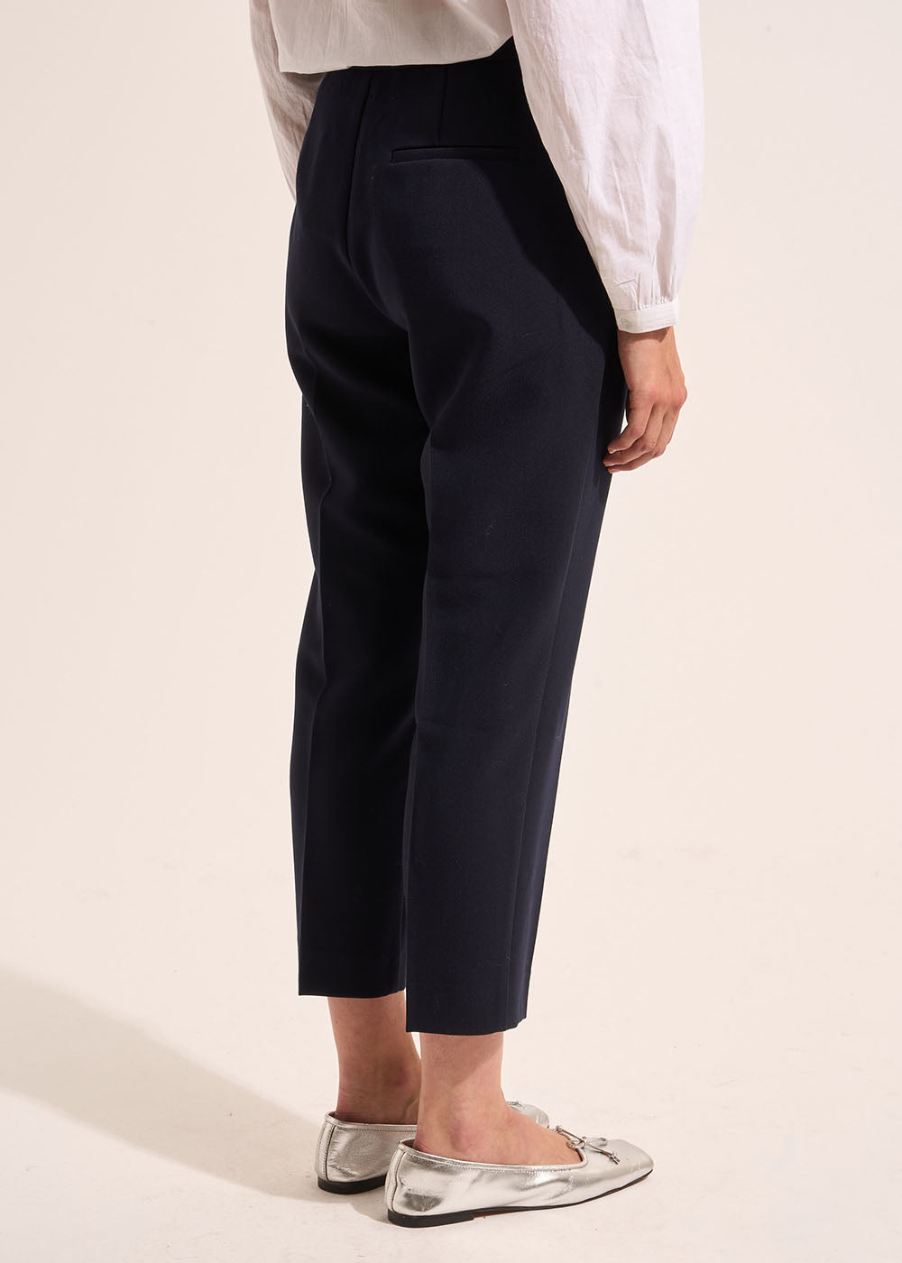 Tapered trousers with elasticated waistband - Sud Express - 6 - Sud Express