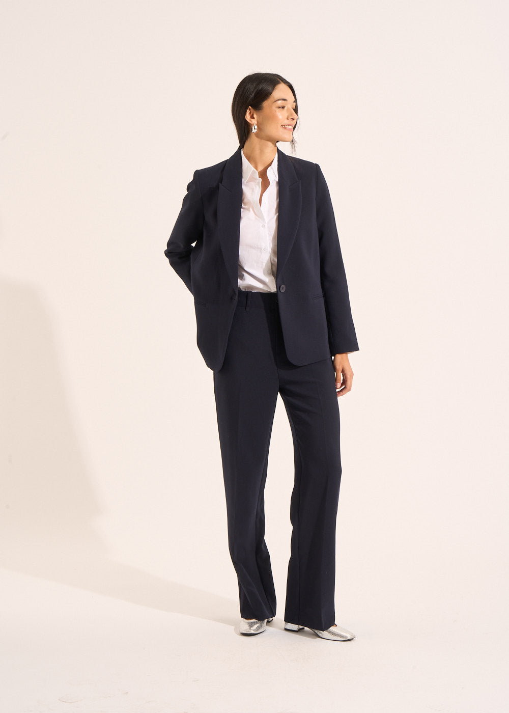 PARISETTE Straight tailored trousers - 1 - Sud Express - Sud Express