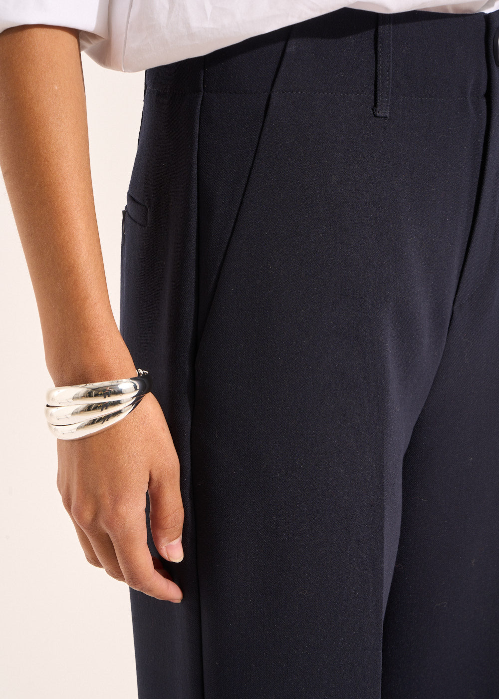 Straight tailored trousers - Sud Express - 2 - Sud Express