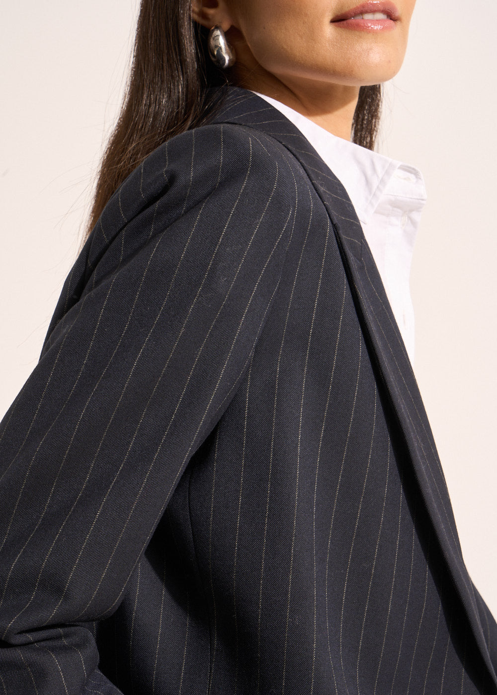 VALERIANE Striped tailored jacket - 2 - Sud Express - Sud Express