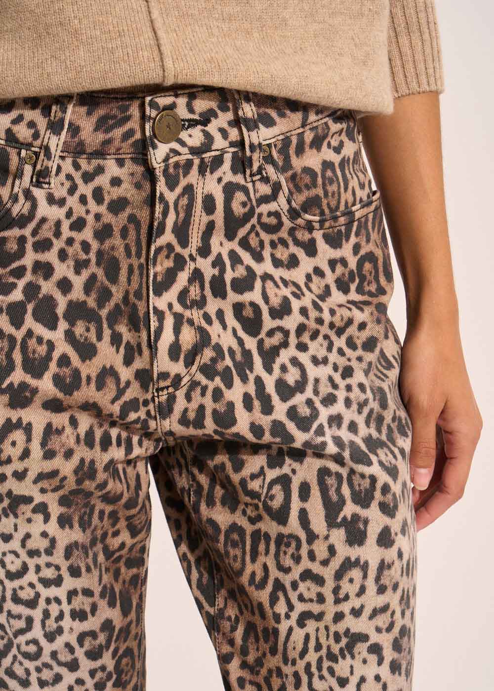 PILA Leopard print trousers - 2 - Sud Express - Sud Express