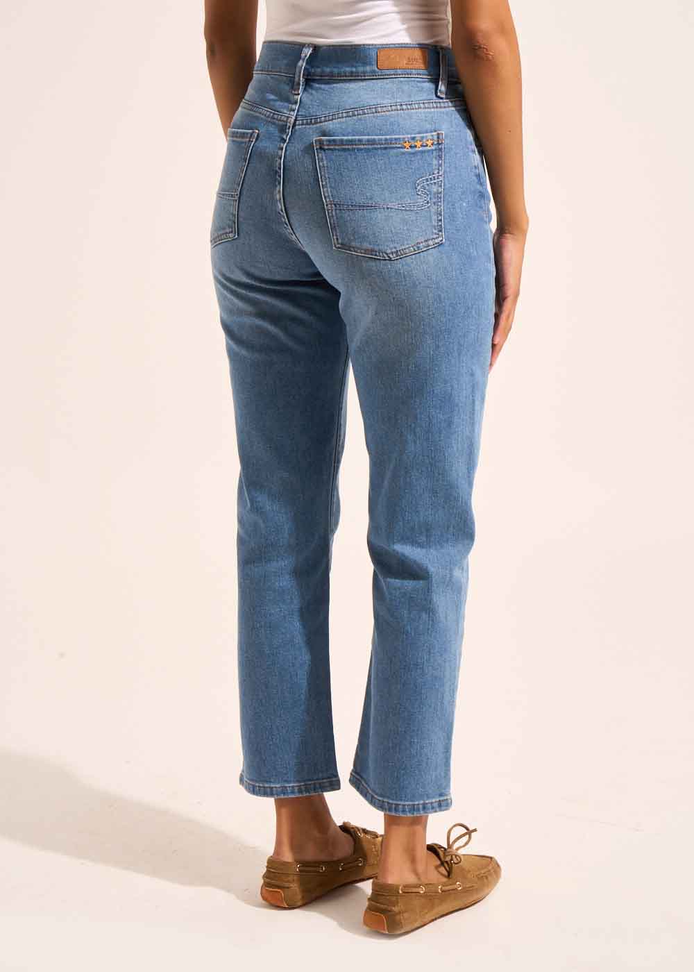 5-pocket straight-leg jeans - Sud Express - 6 - Sud Express