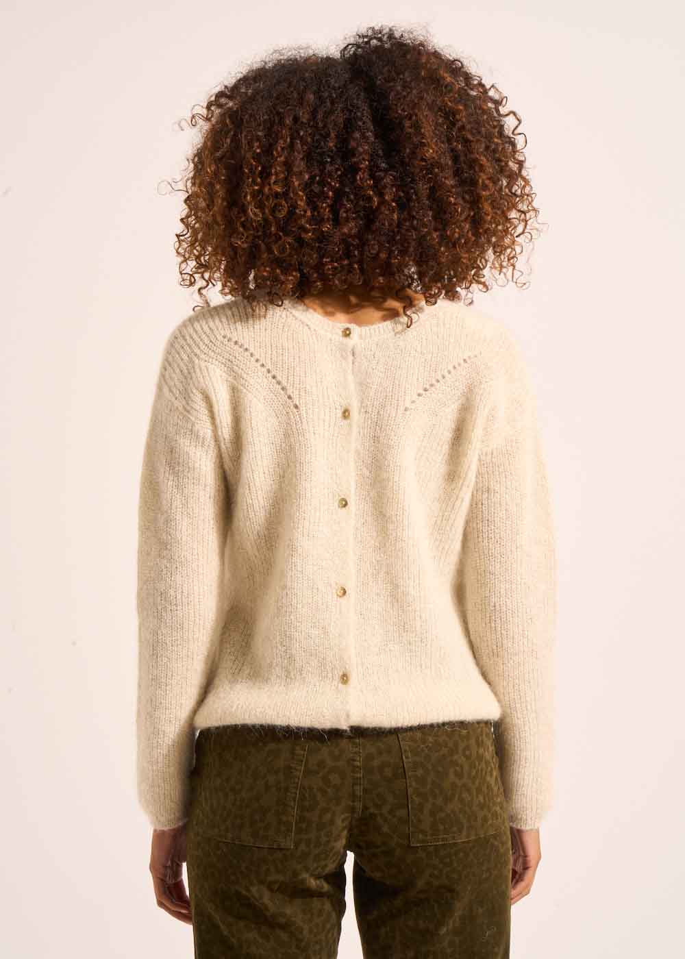 Shimmering knit cardigan - Sud Express - 3 - Sud Express
