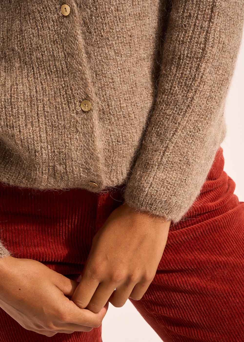 GATTYCOX Shimmering knit cardigan - 4 - Sud Express - Sud Express