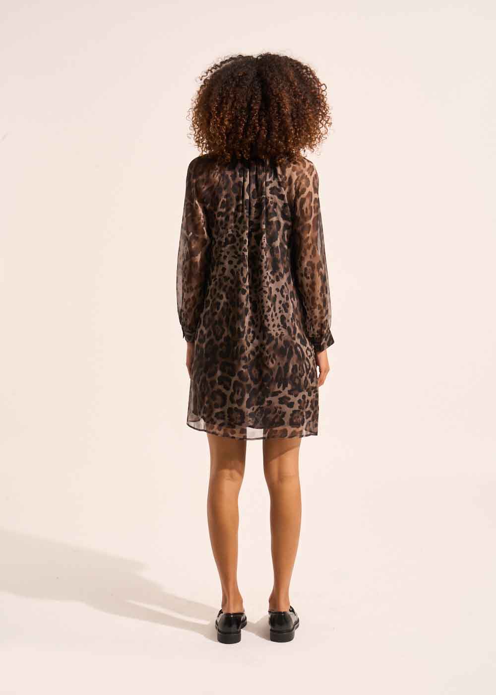 RAMOKA Leopard short dress - 3 - Sud Express - Sud Express