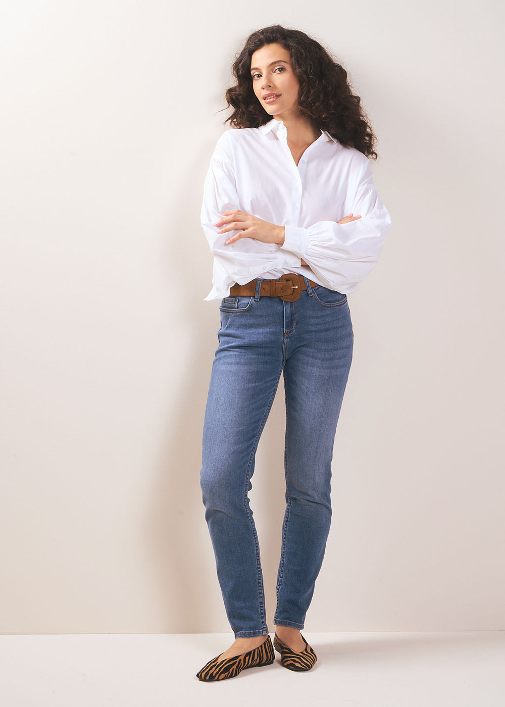 STELLA Five-pocket slim jeans - 1 - Sud Express - Sud Express