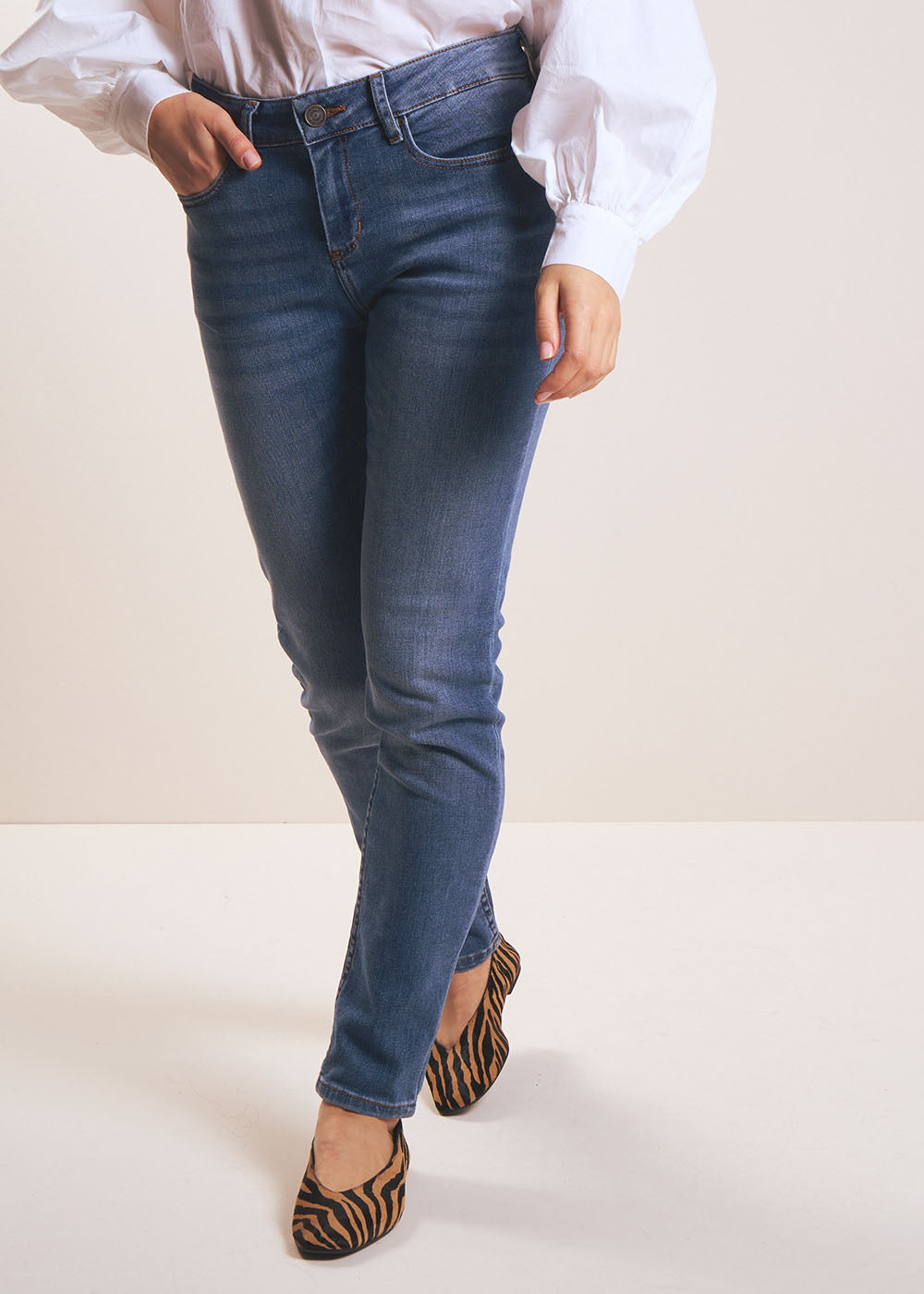 Five-pocket slim jeans - Sud Express - 5 - Sud Express