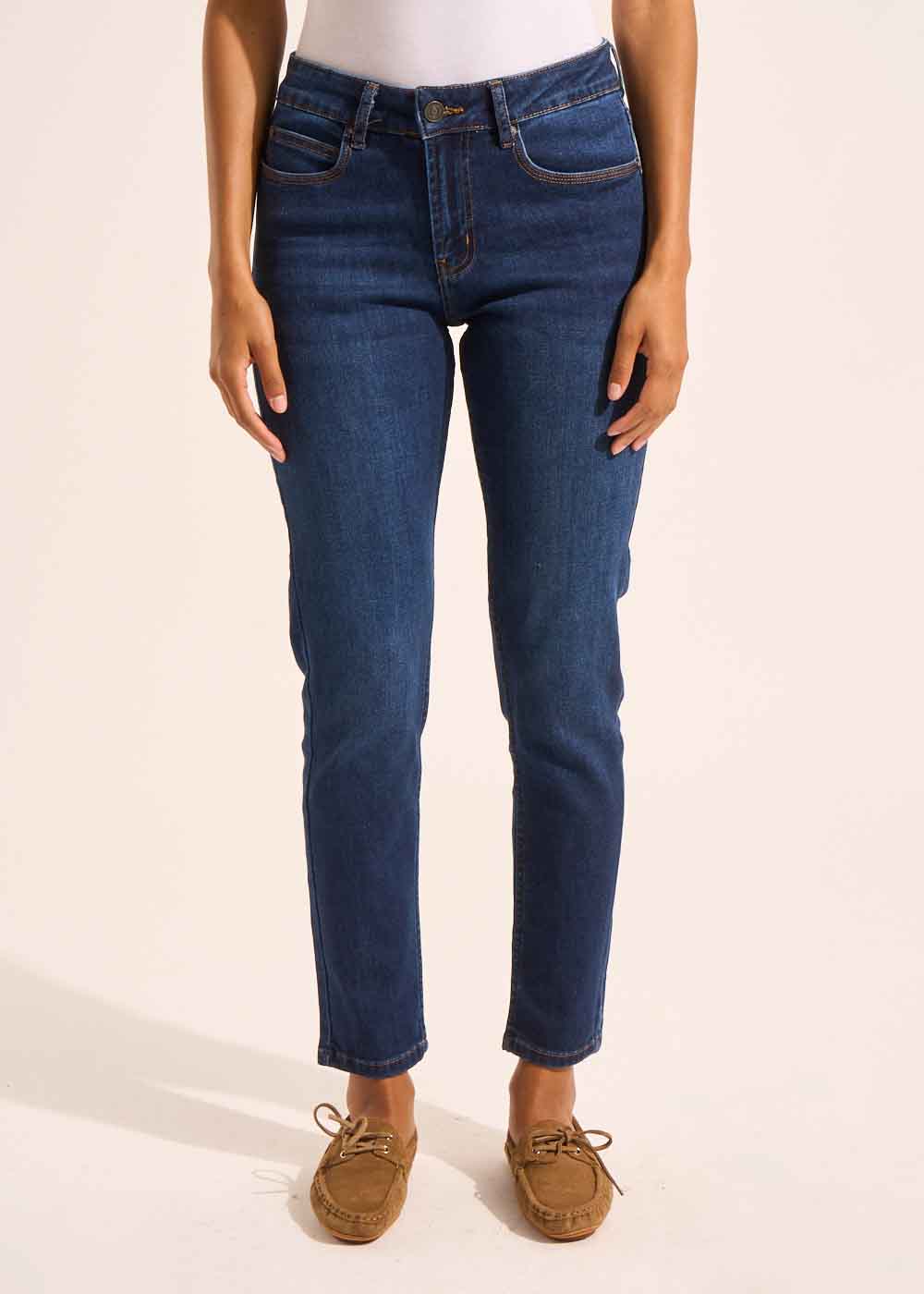 BEN DARK STONE Boyfriend fit jean - 1 - Sud Express - Sud Express