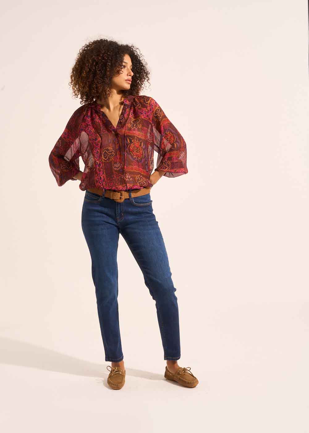 BEN DARK STONE Boyfriend fit jean - 4 - Sud Express - Sud Express