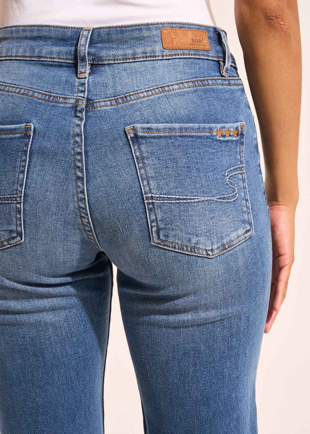 BEN MEDIUM STONE Five-pocket boyfriend jeans - 4 - Sud Express - Sud Express