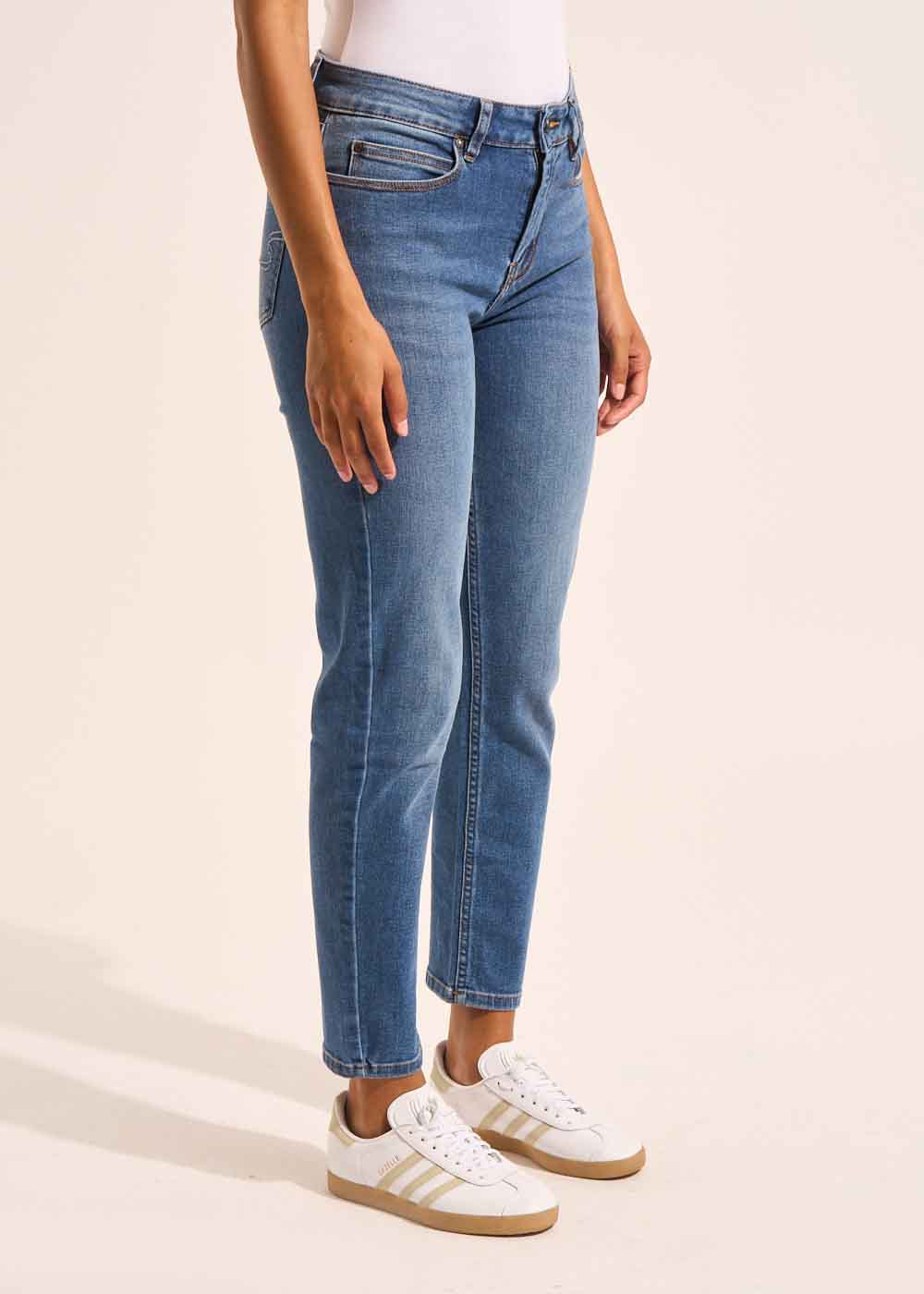 Five-pocket boyfriend jeans - Sud Express - 5 - Sud Express