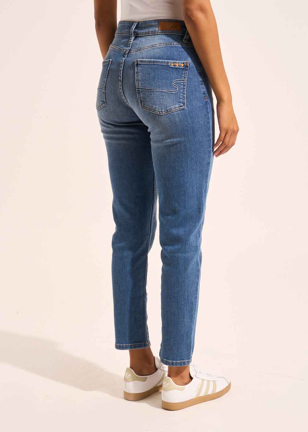 Five-pocket boyfriend jeans - Sud Express - 6 - Sud Express