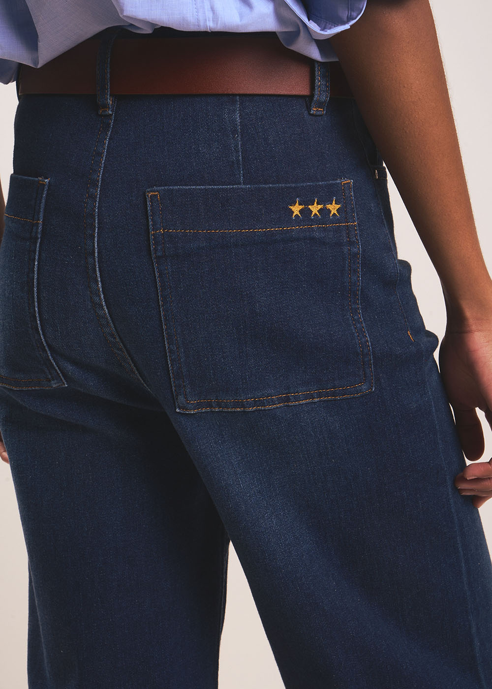 CARLA High-waisted wide-leg jeans - 4 - Sud Express - Sud Express