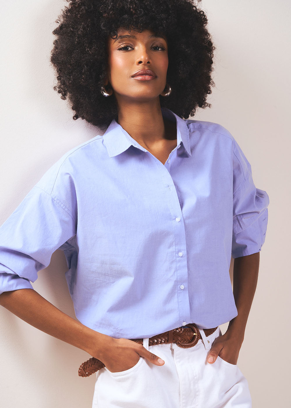 Chemise oversize en coton - Sud Express - 1 - Sud Express