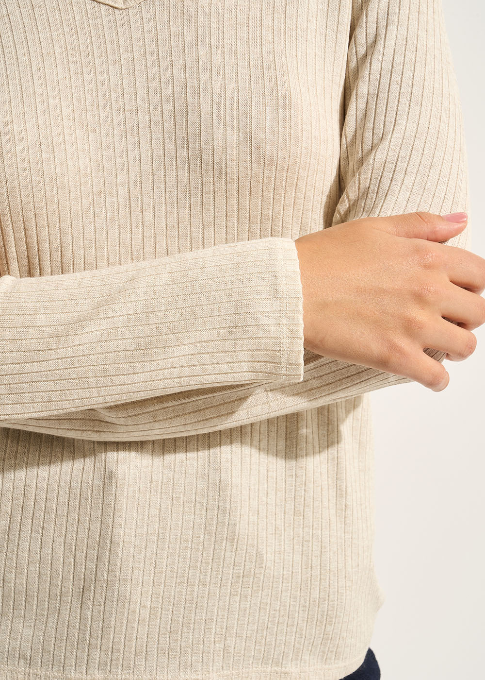 Long-sleeved V-neck T-shirt - Sud Express - 4 - Sud Express