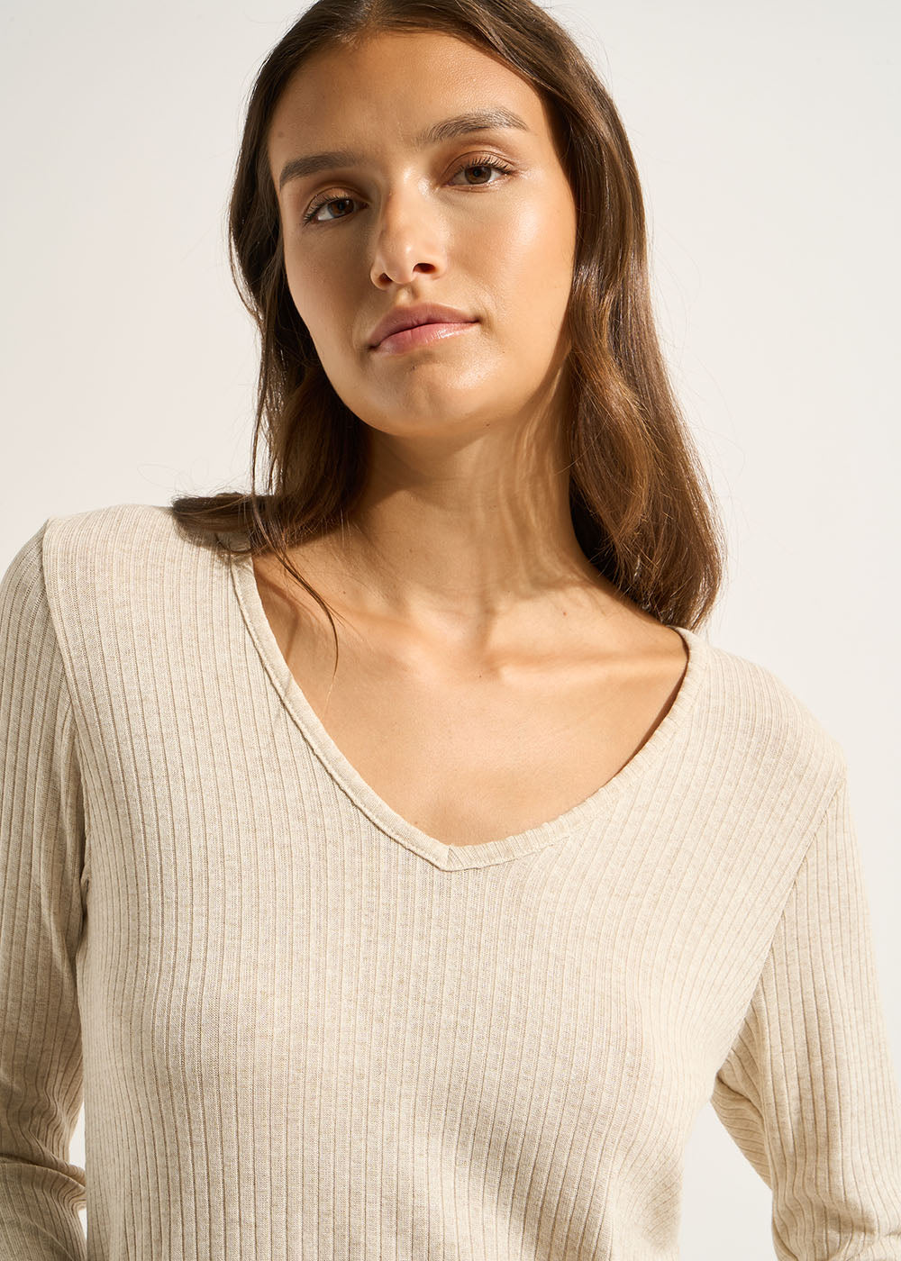 Long-sleeved V-neck T-shirt - Sud Express - 5 - Sud Express