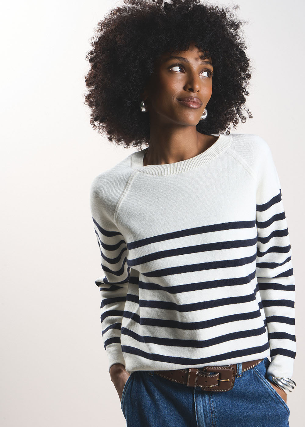 MARINOU Round-neck sailor top - 1 - Sud Express - Sud Express