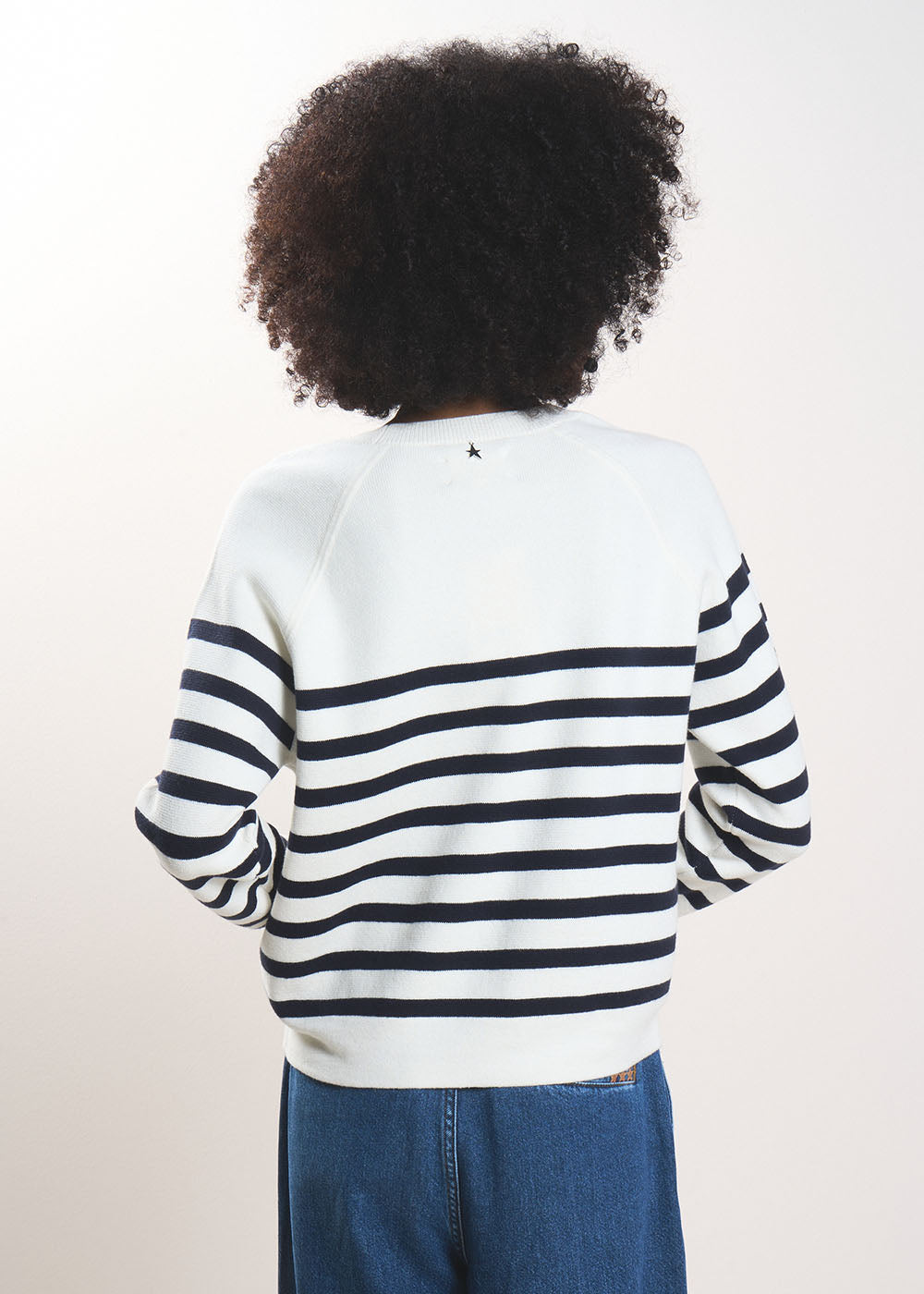 MARINOU Round-neck sailor top - 3 - Sud Express - Sud Express