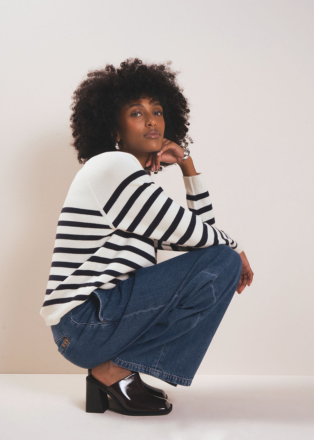 MARINOU Round-neck sailor top - 4 - Sud Express - Sud Express