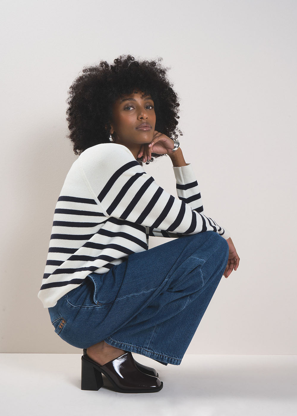 Round-neck sailor top - Sud Express - 5 - Sud Express