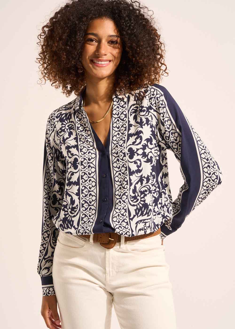 CAYAMA Printed Shirt - 1 - Sud Express - Sud Express