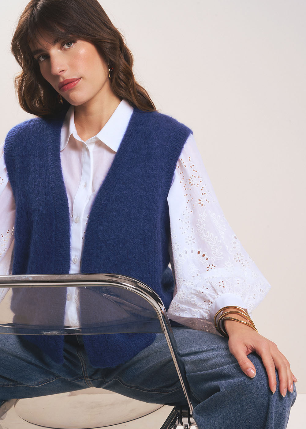 GOTANYA Sleeveless waistcoat - 1 - Sud Express - Sud Express