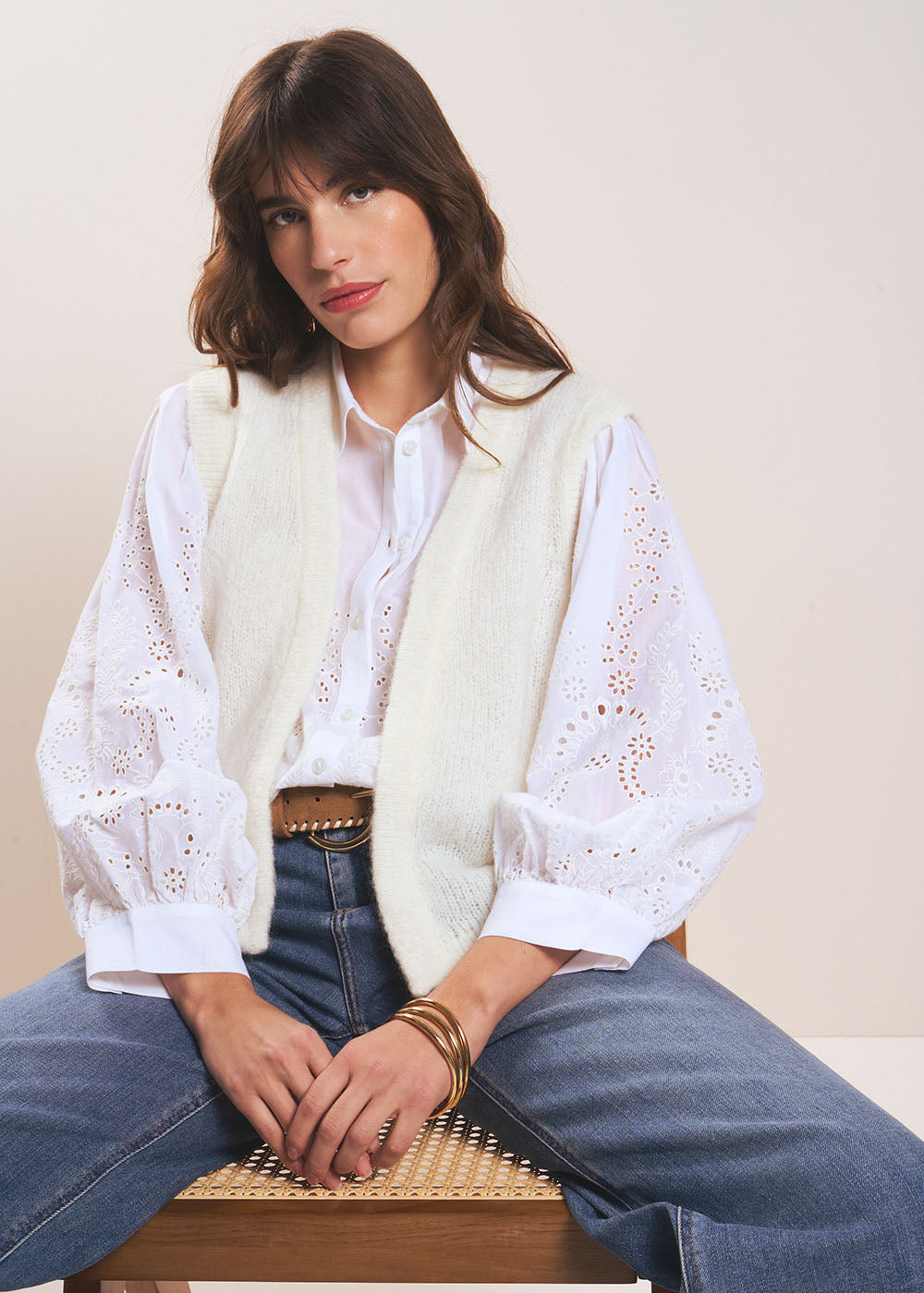 Sleeveless waistcoat - Sud Express - 5 - Sud Express