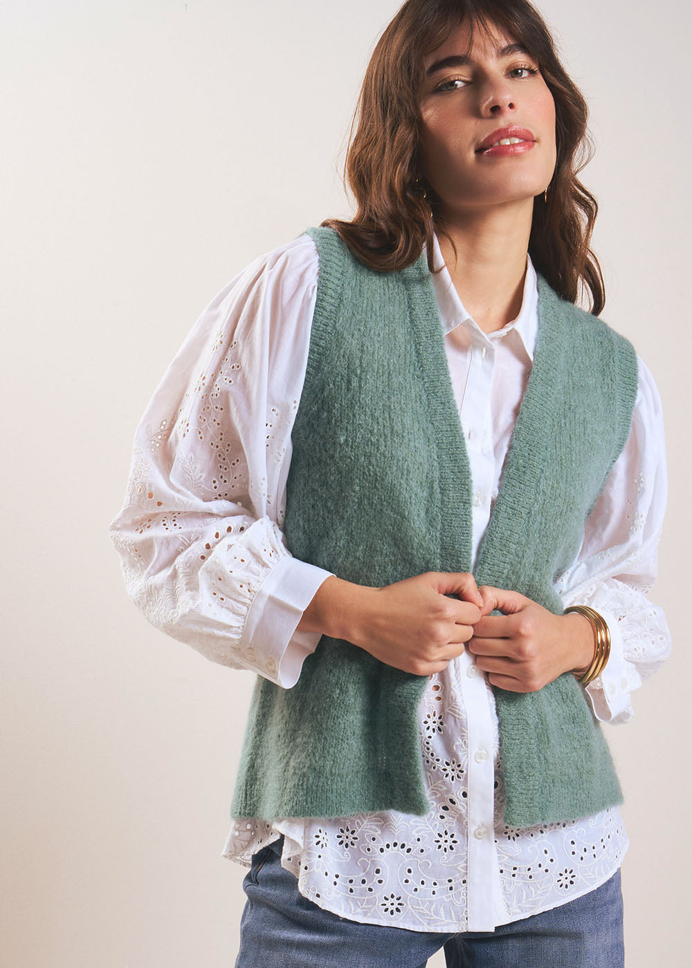 GOTANYA Sleeveless waistcoat - 1 - Sud Express - Sud Express