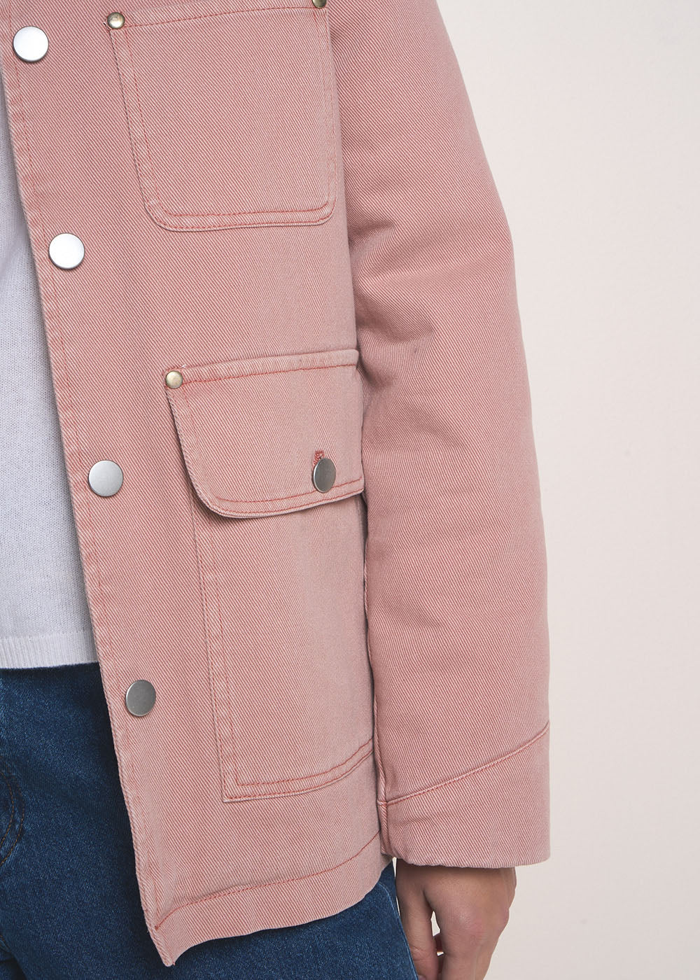 VEXAS Long cotton jacket with quilted lining - 4 - Sud Express - Sud Express