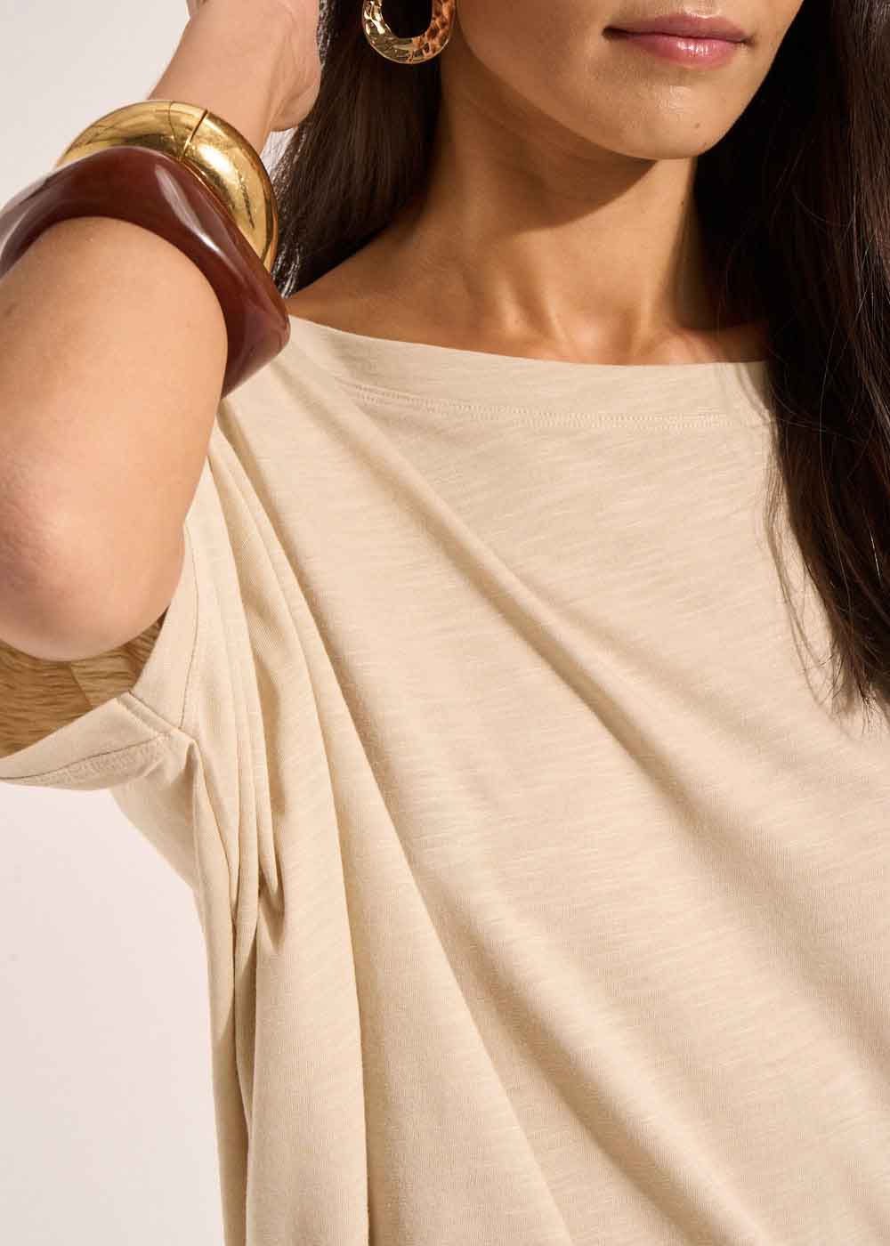 TRICIOU Boat neck T-shirt - 2 - Sud Express - Sud Express