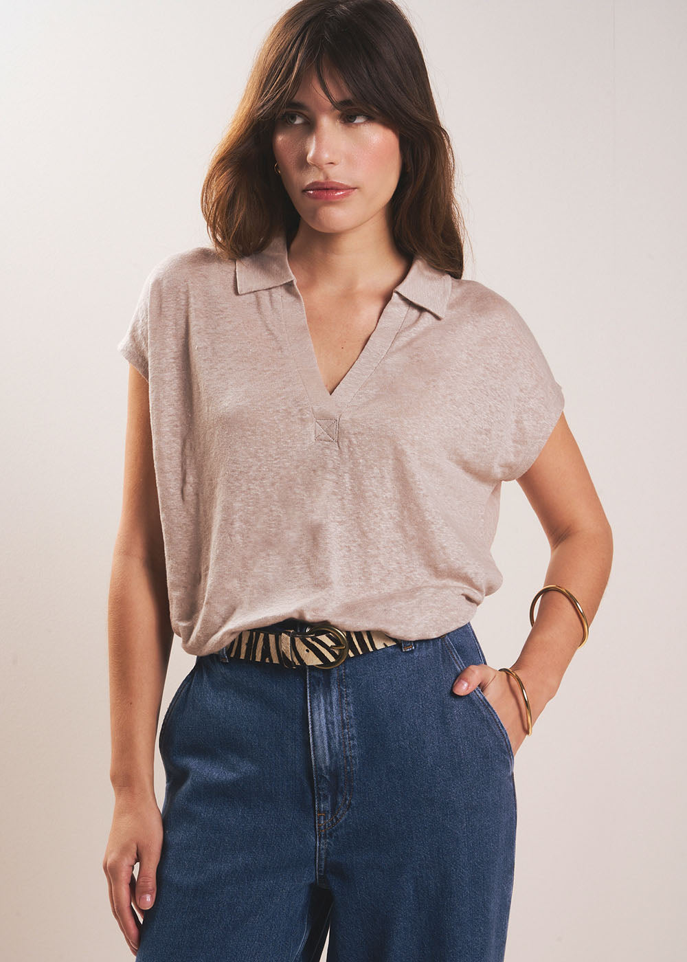 Shirt-collar T-shirt - Sud Express - 5 - Sud Express