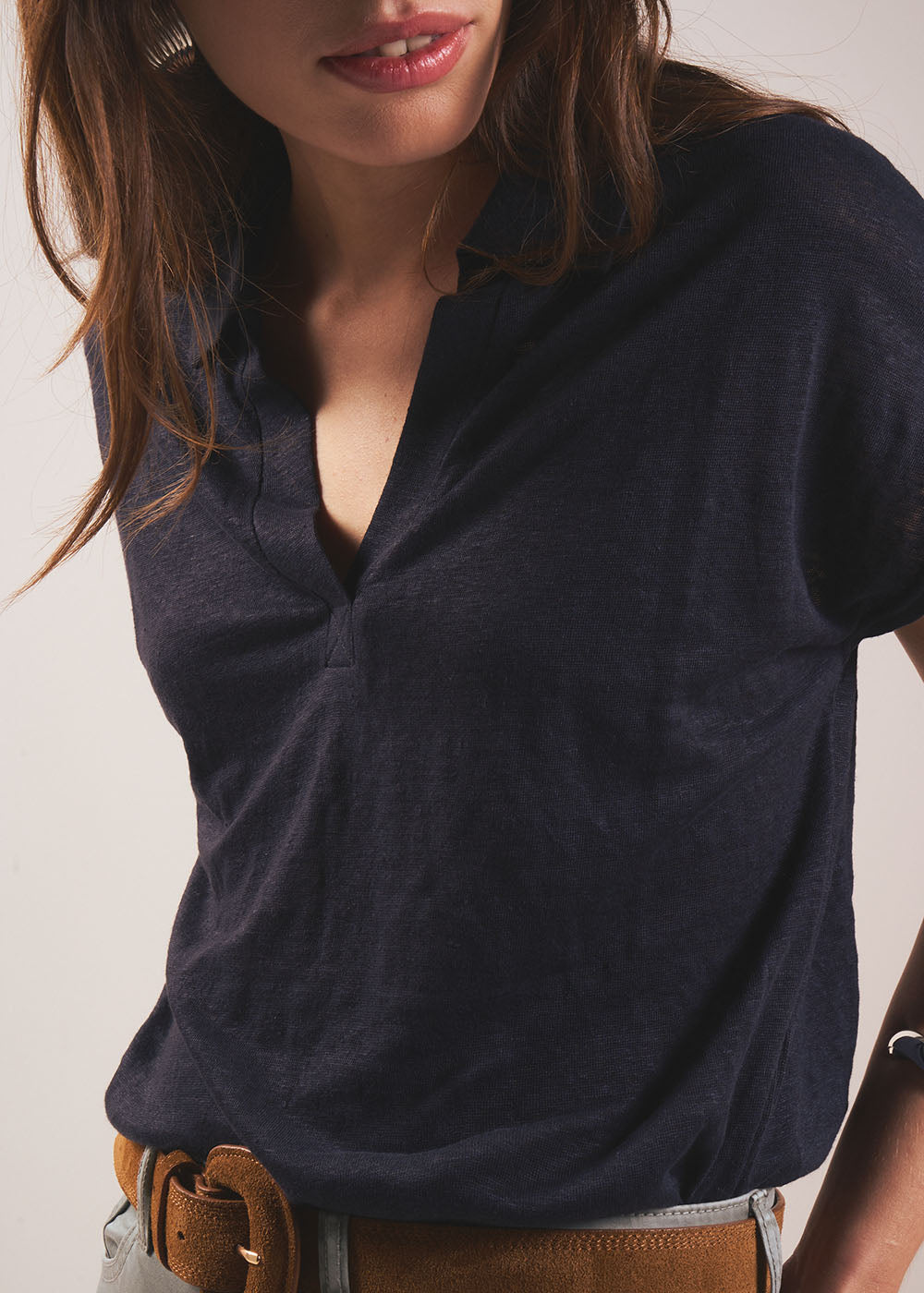 Shirt-collar T-shirt - Sud Express - 2 - Sud Express