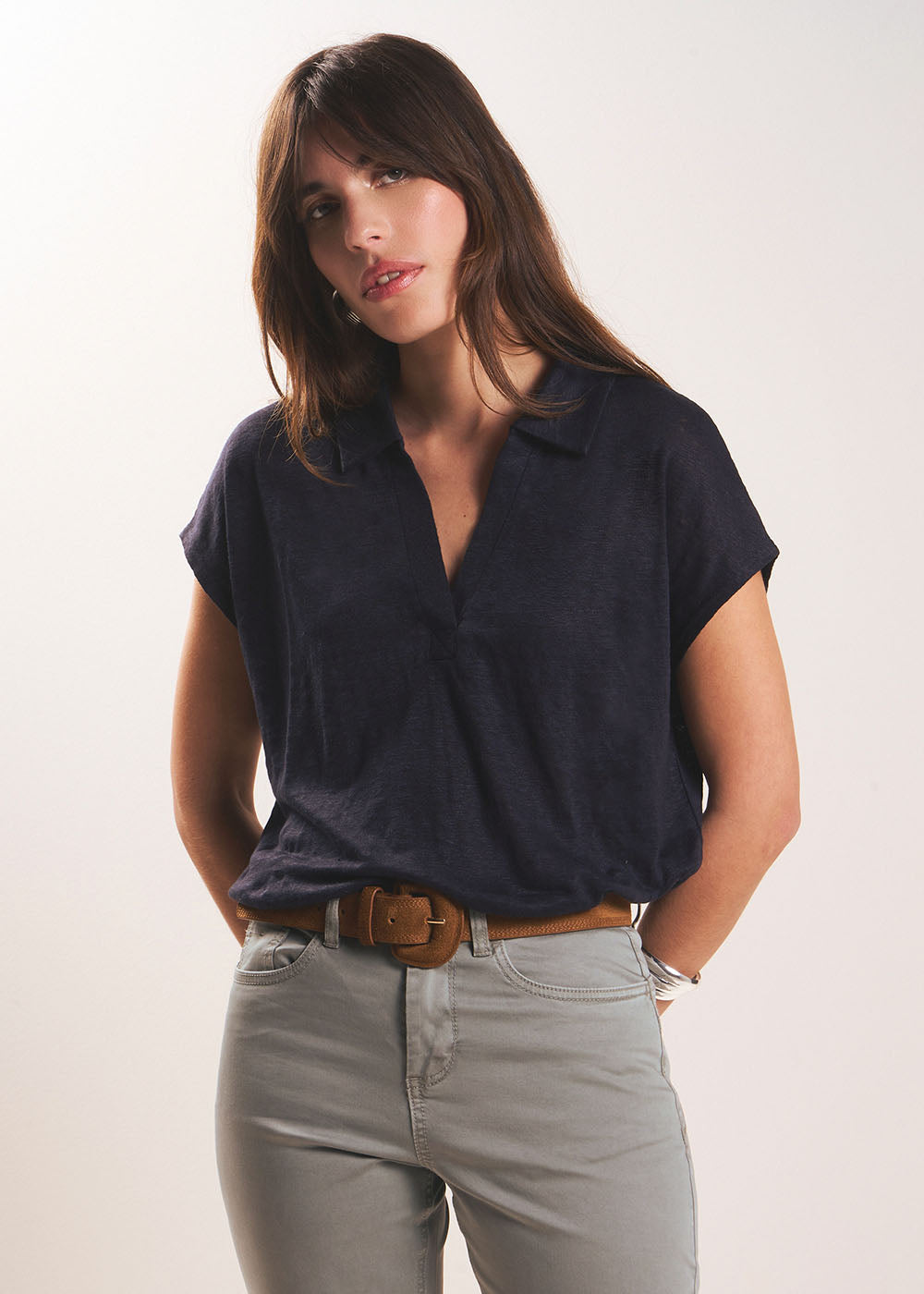 Shirt-collar T-shirt - Sud Express - 5 - Sud Express