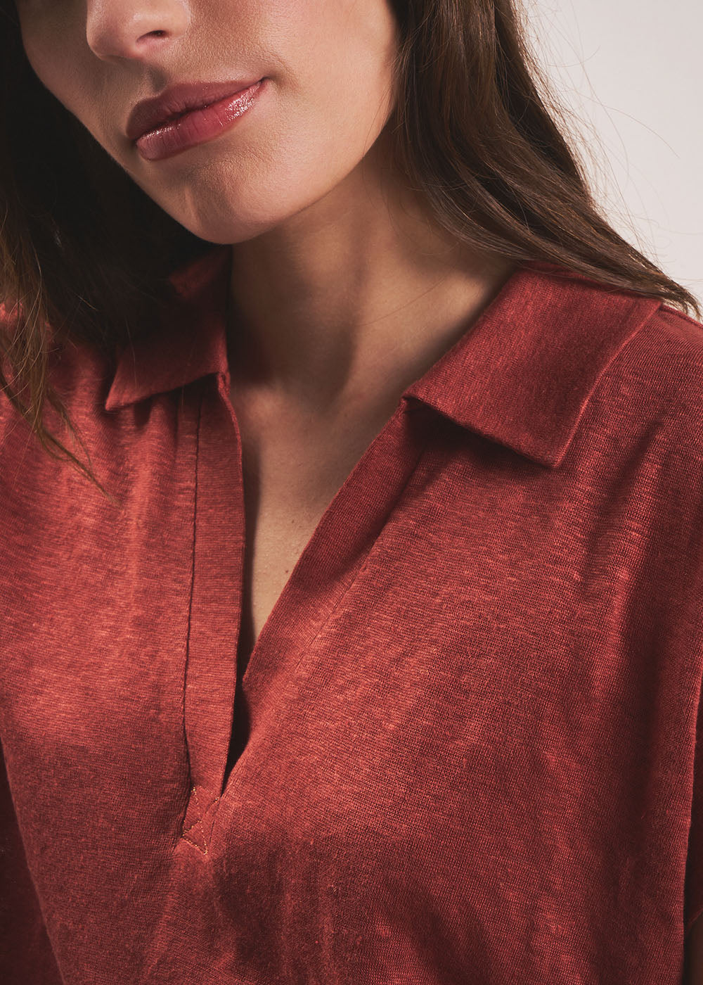 TESSALY Shirt-collar T-shirt - 2 - Sud Express - Sud Express