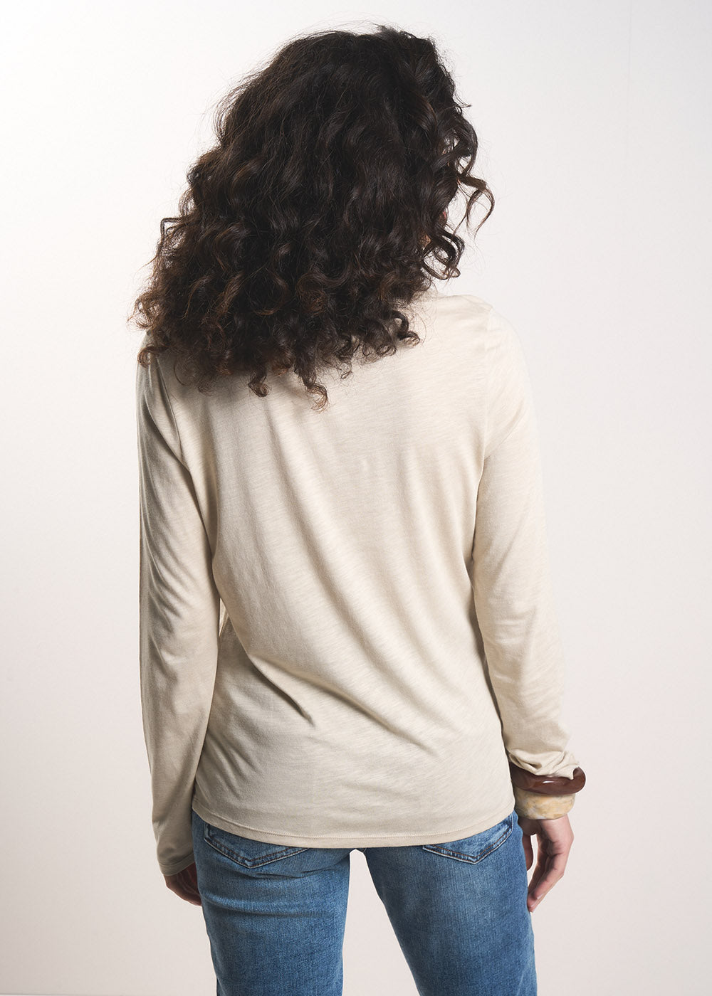 CHIARY Long-sleeved shirt-collar T-shirt - 3 - Sud Express - Sud Express