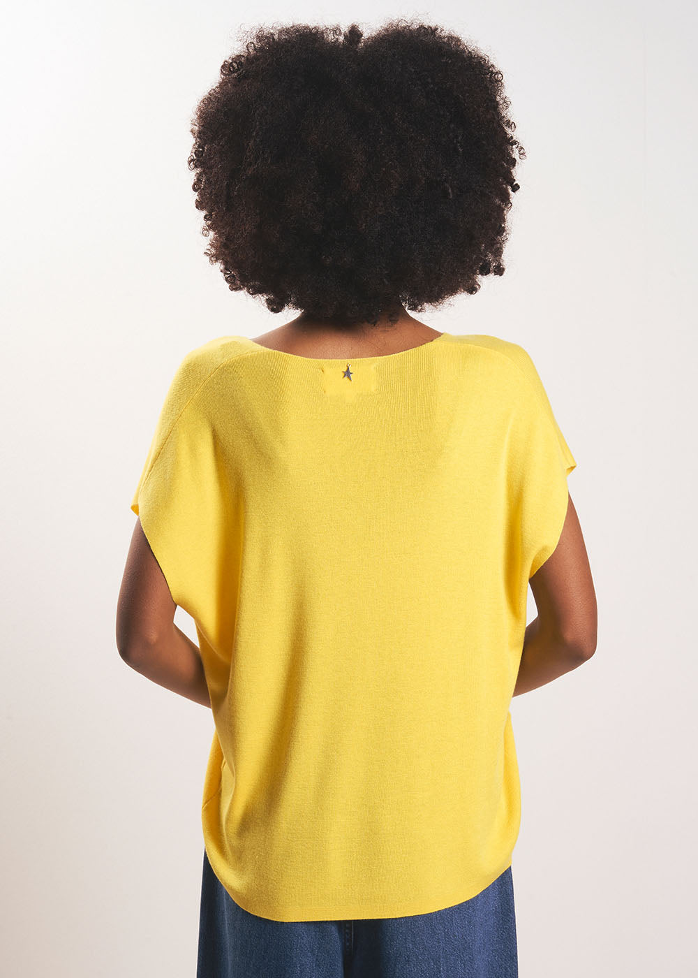 MATINY Sleeveless V-neck jumper in ribbed knit - 3 - Sud Express - Sud Express