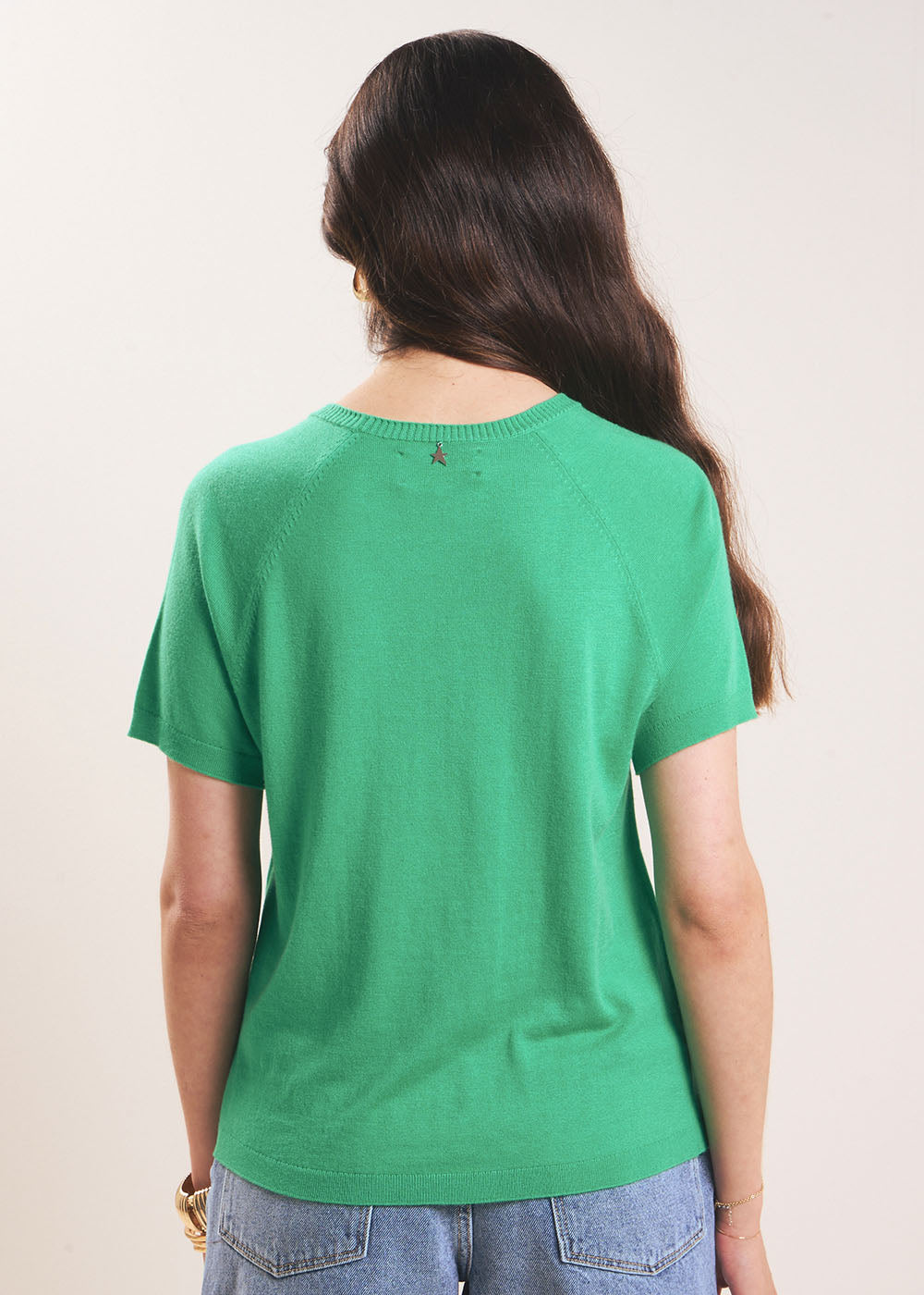 MADOUX Short-sleeved round neck jumper - 3 - Sud Express - Sud Express