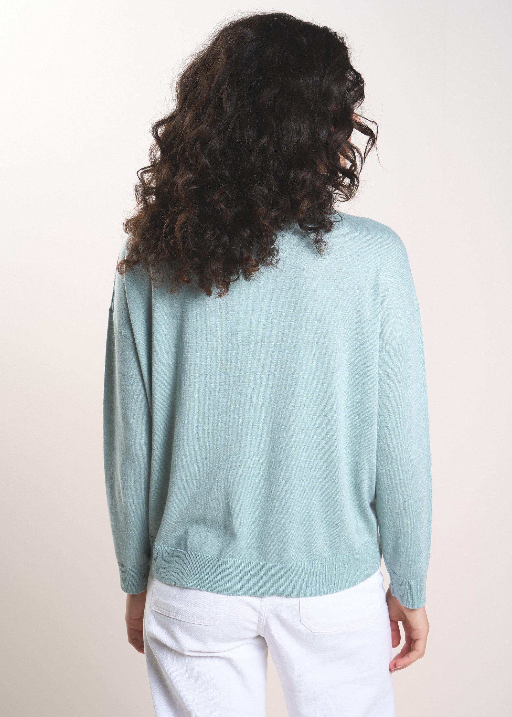 MADOUX Short-sleeved round neck jumper - 3 - Sud Express - Sud Express