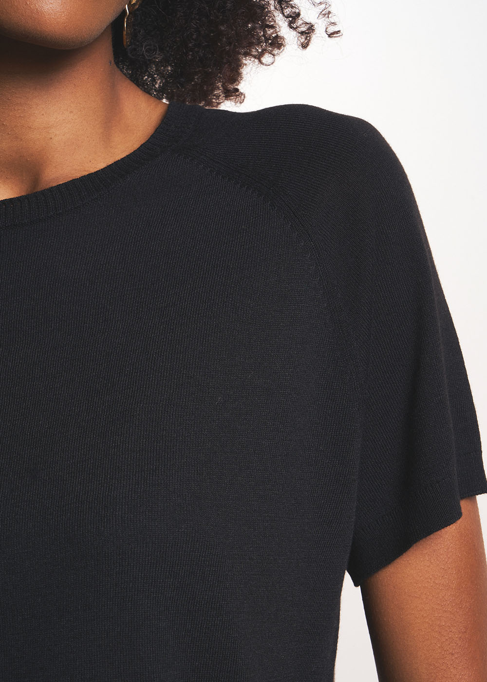 MADOUX Short-sleeved round neck jumper - 4 - Sud Express - Sud Express