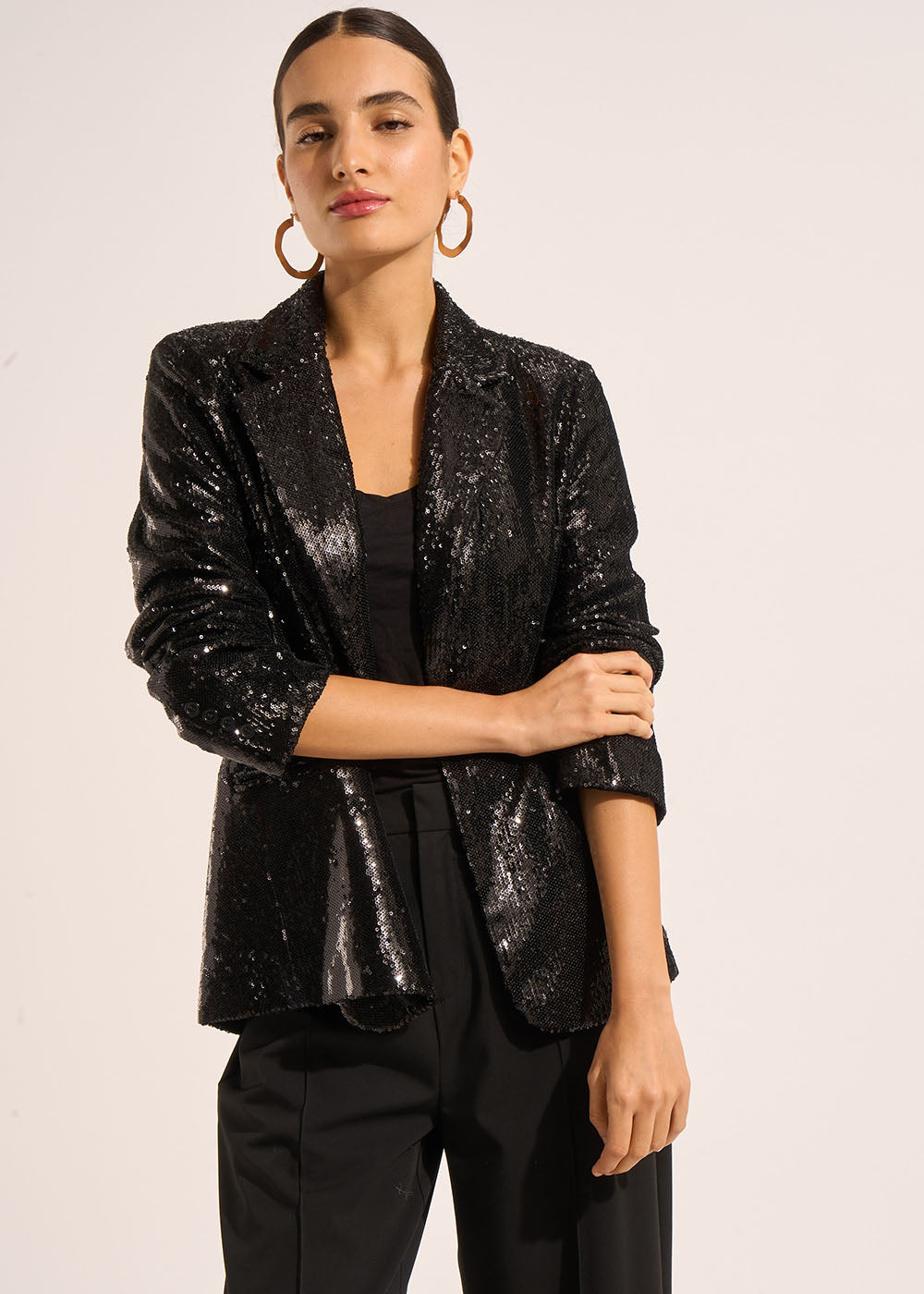 Sequin tailored jacket - Sud Express - 5 - Sud Express
