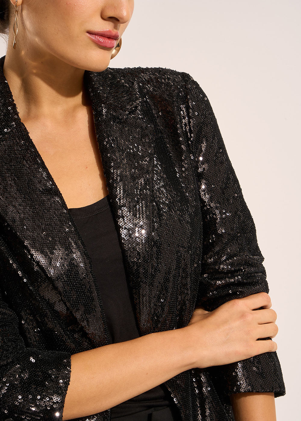 Sequin tailored jacket - Sud Express - 6 - Sud Express