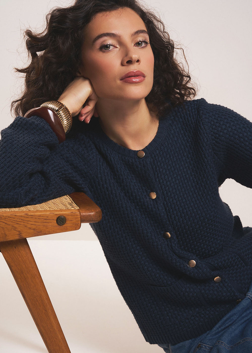 GIMSA Short-cut waistcoat with patch pockets - 1 - Sud Express - Sud Express